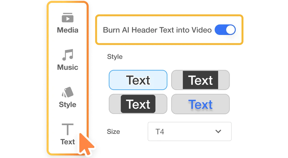 Visla feature for setting global text style, ensuring brand consistency across all videos.